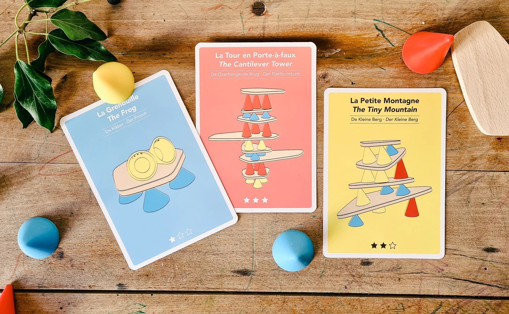 Tarjetas creativas Piks OPPI y modelos para reproducir