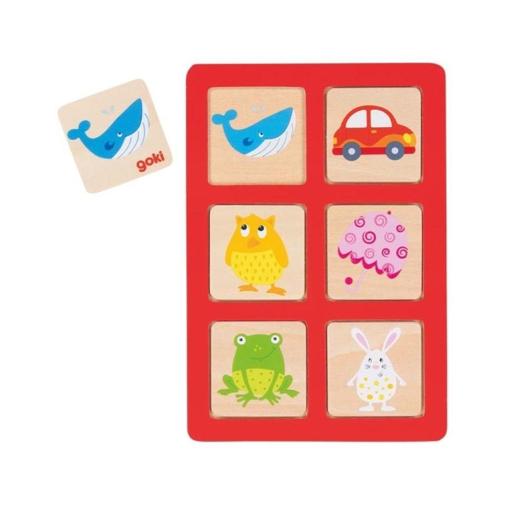 Wooden Montessori Animal Matching Game – Picture Lotto & Memory - Vista 3