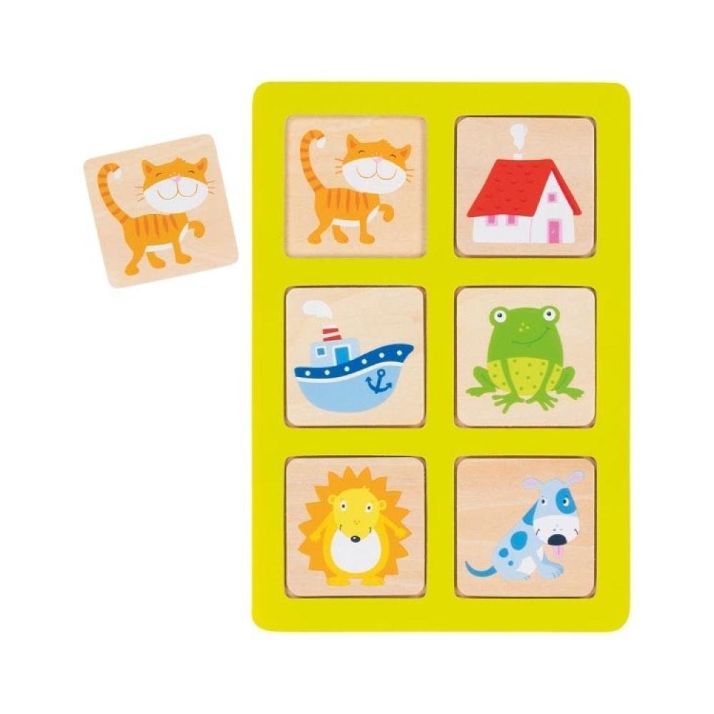 Wooden Montessori Animal Matching Game – Picture Lotto & Memory - Vista 4